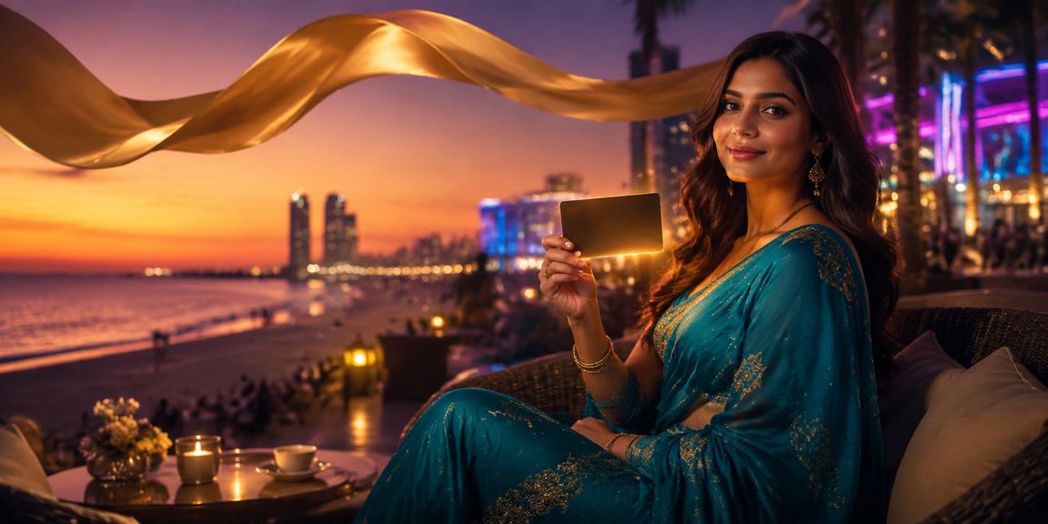 Indian player registering new account on mobile with saree outfit